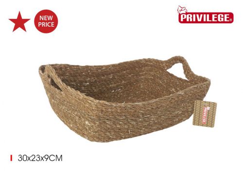 Ycesta Conica Mimbre Rec.c/Asa 30x23x9cmprivil