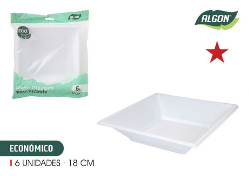 Prato De Plastico Algon Algon