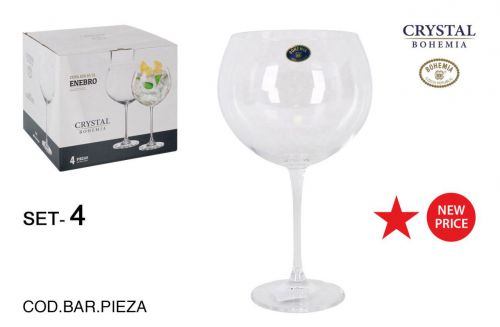 Y R25 Set 4 Copas Gin Bohemia 850cc Ene — referência 6341SF3285R