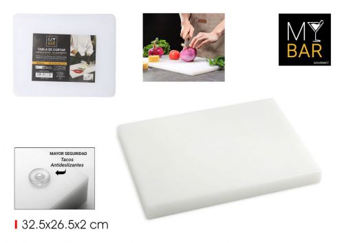 Tabua De Cortar Decorada 2 Lados Quttin Bar — vista 1