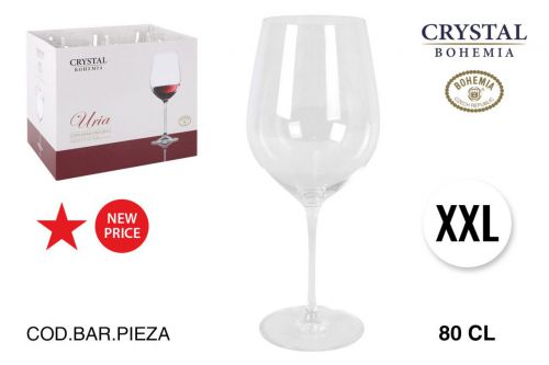 Y R25 Copa Vino 800 Cc Cristal Bohemia Uria