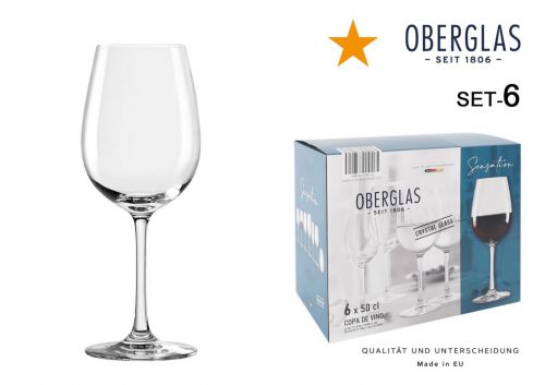 R26 Jogo De 6 Taças De Vinho Oberglas 50cl Sens