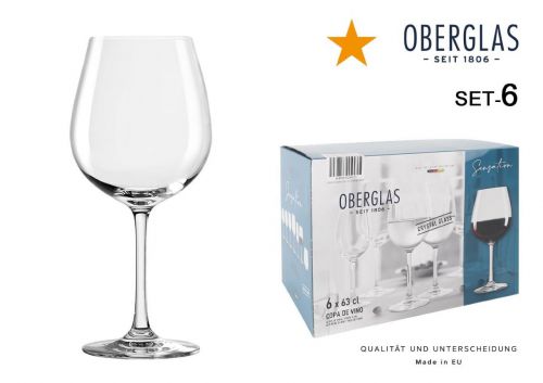 R26 Conjunto De 6 Taças Oberglas Borgonha 65cl S