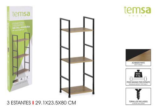 Estante 3 Prataleiras Temsa