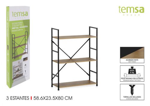 Estante 3 Prataleiras Temsa — referência BF01094077182