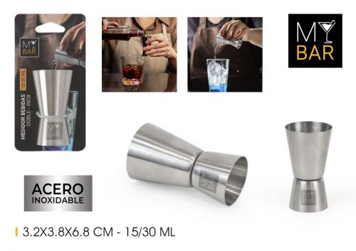 Medidor De Bebidas Duplas Quttin Bar