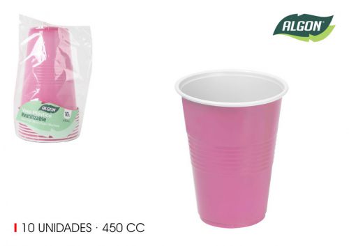 Set Copos Duas Cores Algon