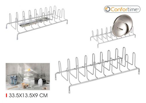 Organizador De Tampas De Cozinha Confortime