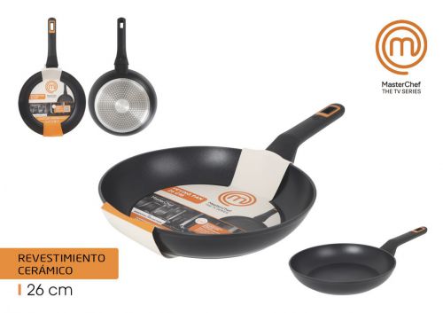 Frigideira De 26 Cm Alumínio Forjado 25 Mm De E — referência SOL159103152