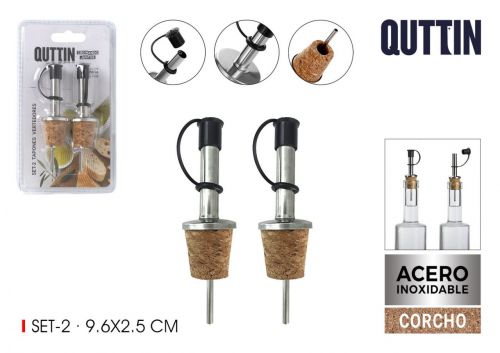 Set2 Rolha Doseadora Com Tampa Quttin — referência BQ01015577321