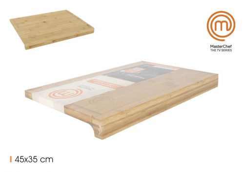 Tábua De Bancada De Bambu 45x35x15cm Masterchef — vista 1