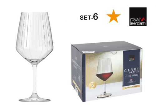 Ekr25 Conjunto De 6 Taças De Vinho 65cl Carre