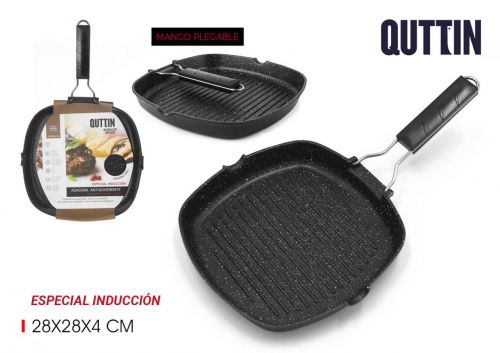 Assador Quadrado Bakelite Quttin — referência BQ06023777361
