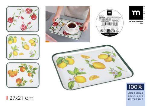 Bandeja De Melamina La Mediterranea — referência BY07032377920