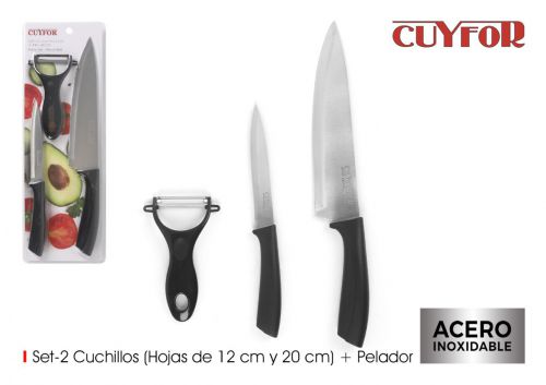 Set2 Facas + Descasador Cuyfor