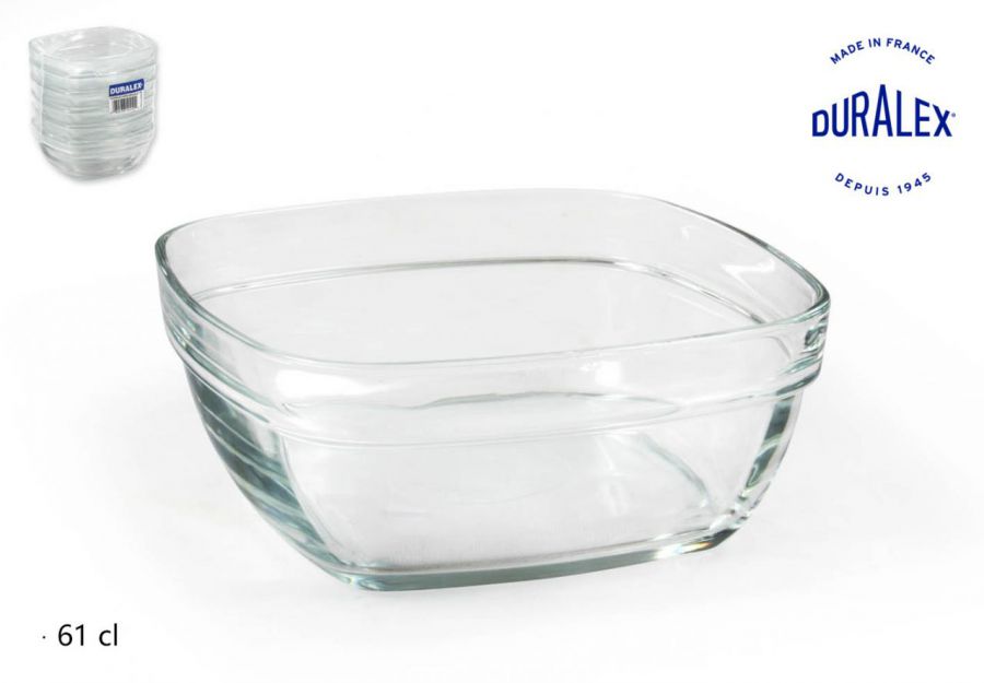 Tigela Empilh-Vel 14cm/610cc Transparente Lys Me — referência T43-2033AFD