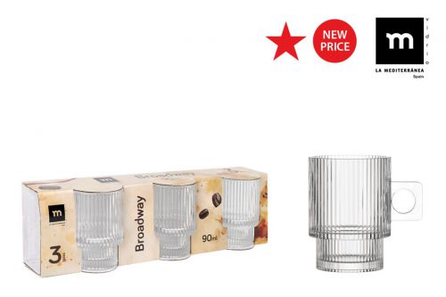 Y Set 3 Tazas Cafe 90ml Broadway Md — vista 1