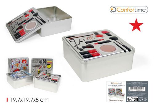 Estojo Metalico Para Cosmeticos Confortime — vista 1