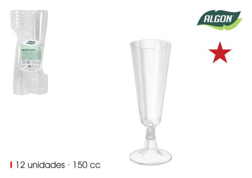 Copo Cava Com Base Algon
