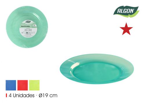 Prato De Plastico Algon — referência BA01054777916