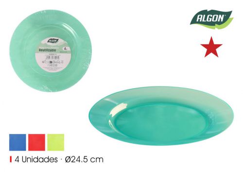 Prato De Plastico Algon — vista 1