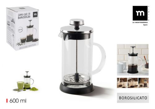 Jarra Infusioncafe Boross 600ml Quttin — referência BQ01100778107