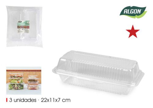 Recipiente Com Tampa Articulada Algon