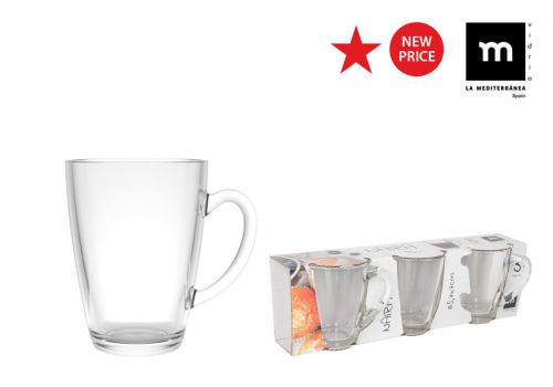 Conjunto De 3 X-Caras De Café De 90cc Naira Md