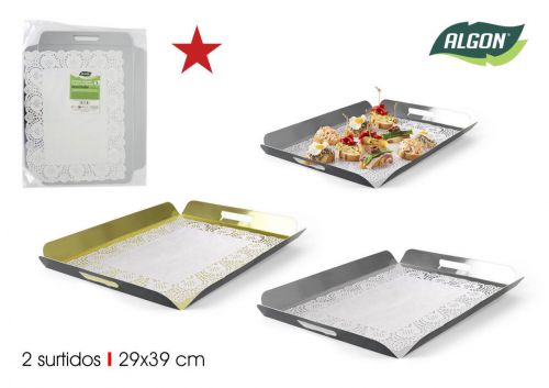 Bandeja Dobravel De Papelao Algon — vista 1