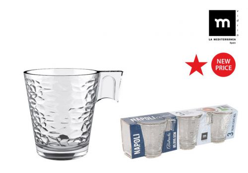 Y Set 3 Tazas Cafe 8 Cl Napoli Abstracto — referência 829400113