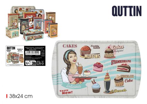 Bandeja De Metal Quttin