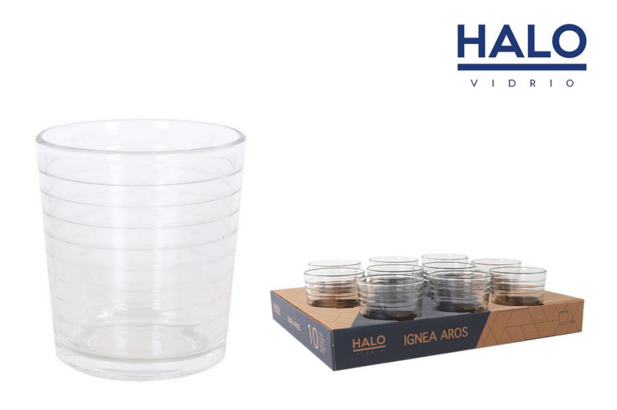 Conjunto 10 Copos 265cl Nela Aros Halo