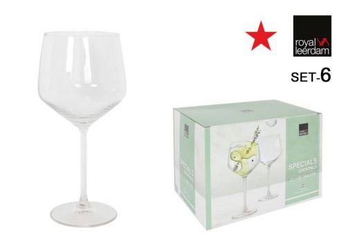 Y Set 6 Copas Gin Tonic Specials Cocktails 65cl