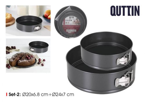 Molde Horno Set2 20x6.8+24x7cm Quttin