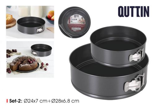 Molde Horno Set2 24x7+28x6.8cm Quttin