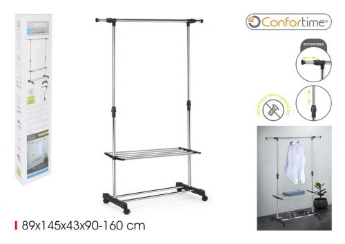 Cabide S/S Extensivel C/Bandeja Confortime