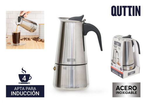24 Cafeteira 4 Tacas Inducao Quttin — referência BQ01100878217