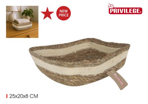 Ycesta Conica Mimbre Rec  25x20x8cm Privilege