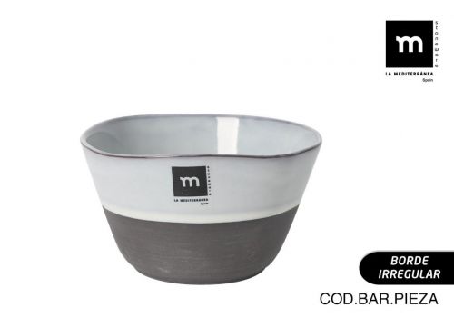Bol 600ml 13.5x7.7cm Black Clay Md — vista 1