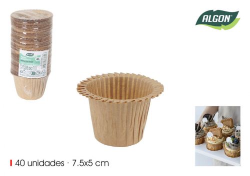 Moldes De Papel Para O Forno Algon — vista 1