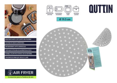 Base De Silicone Air Fryer Quttin — vista 1
