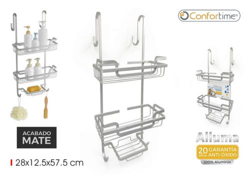 Organizador Banheiro Aluminio 3 Ban Confortime — vista 1