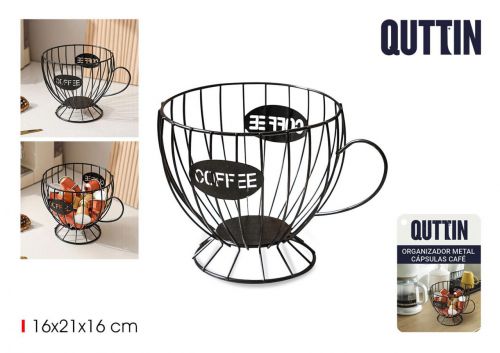 Organizador De Capsulas De Cafe Em Metal Quttin