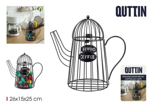 Organizador De Capsulas De Cafe Em Metal Quttin