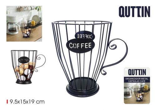 Organizador De Capsulas De Cafe Em Metal Quttin