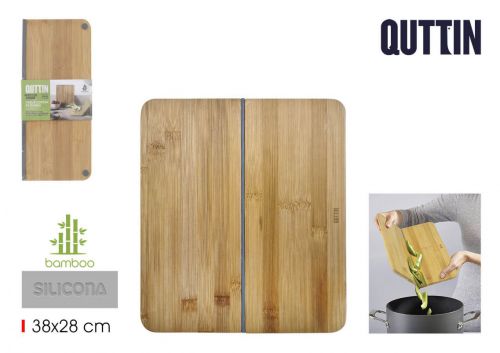 Tabua De Corte Dobravel Em Bambu Quttin