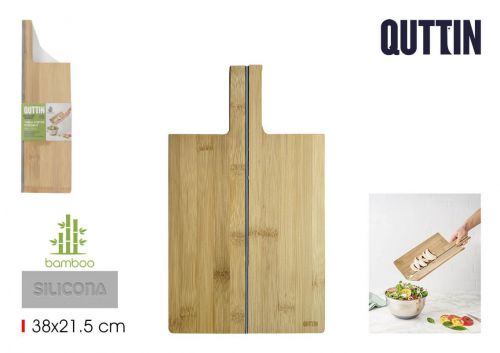 Tabua De Corte Dobravel Em Bambu Quttin