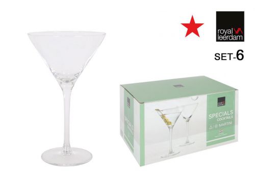 Y Set 6 Copas Martini Specials Cocktails 26cl