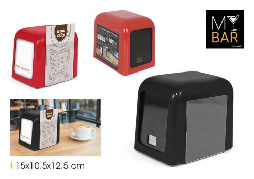 Portaguardanapos De Plastico Com Suporte Para Men — vista 1