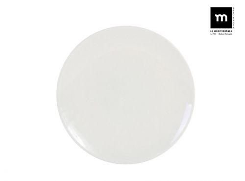 Prato Plano 26cm Monaco Ivory Brilho